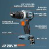 Senix 20 Volt Max Brushless 1/2-in. Drill Driver, 2 Ah Battery, 2A Charger and Soft Bag Included PDDX2-M2